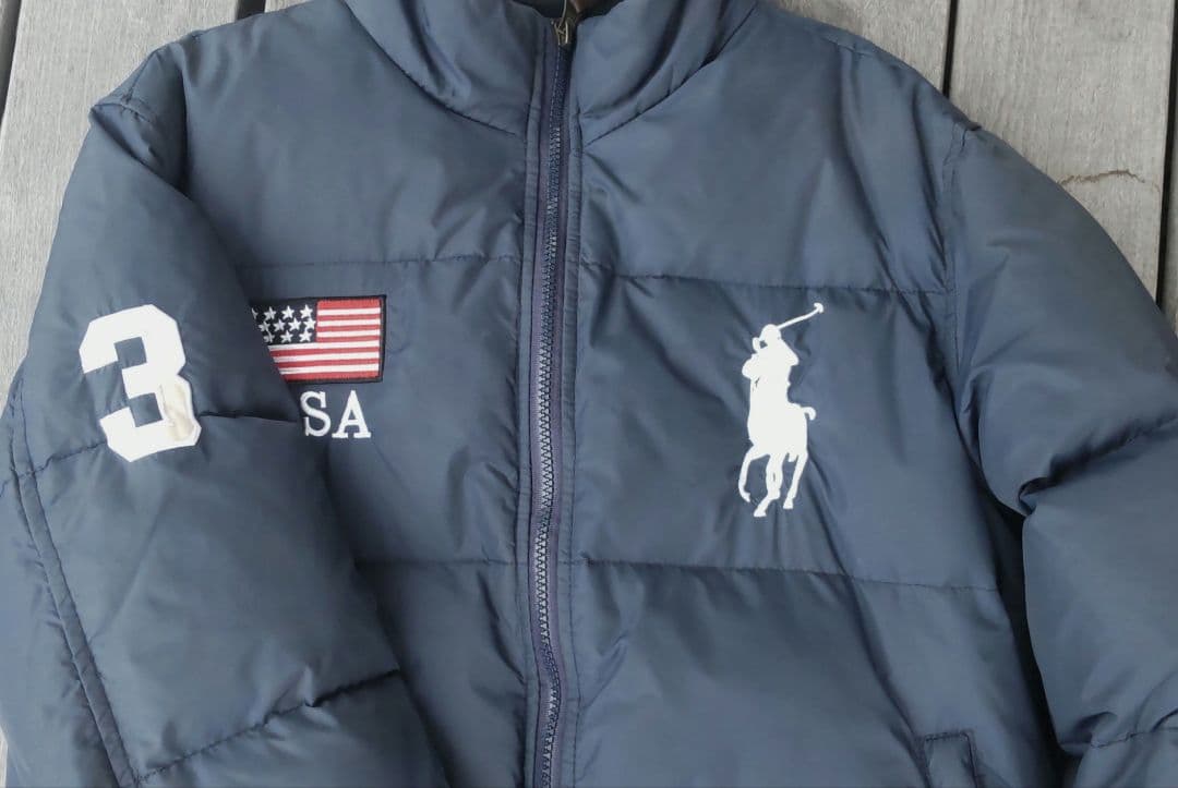 Polo Ralph Lauren ダウン　ビッグポニー USA刺繍【最終価格】