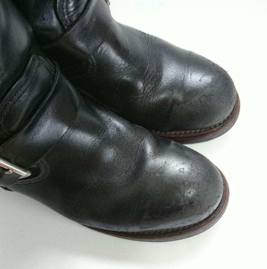レッドウイング✨2976 ショートエンジニア ブーツ US7.5 黒 エイジング