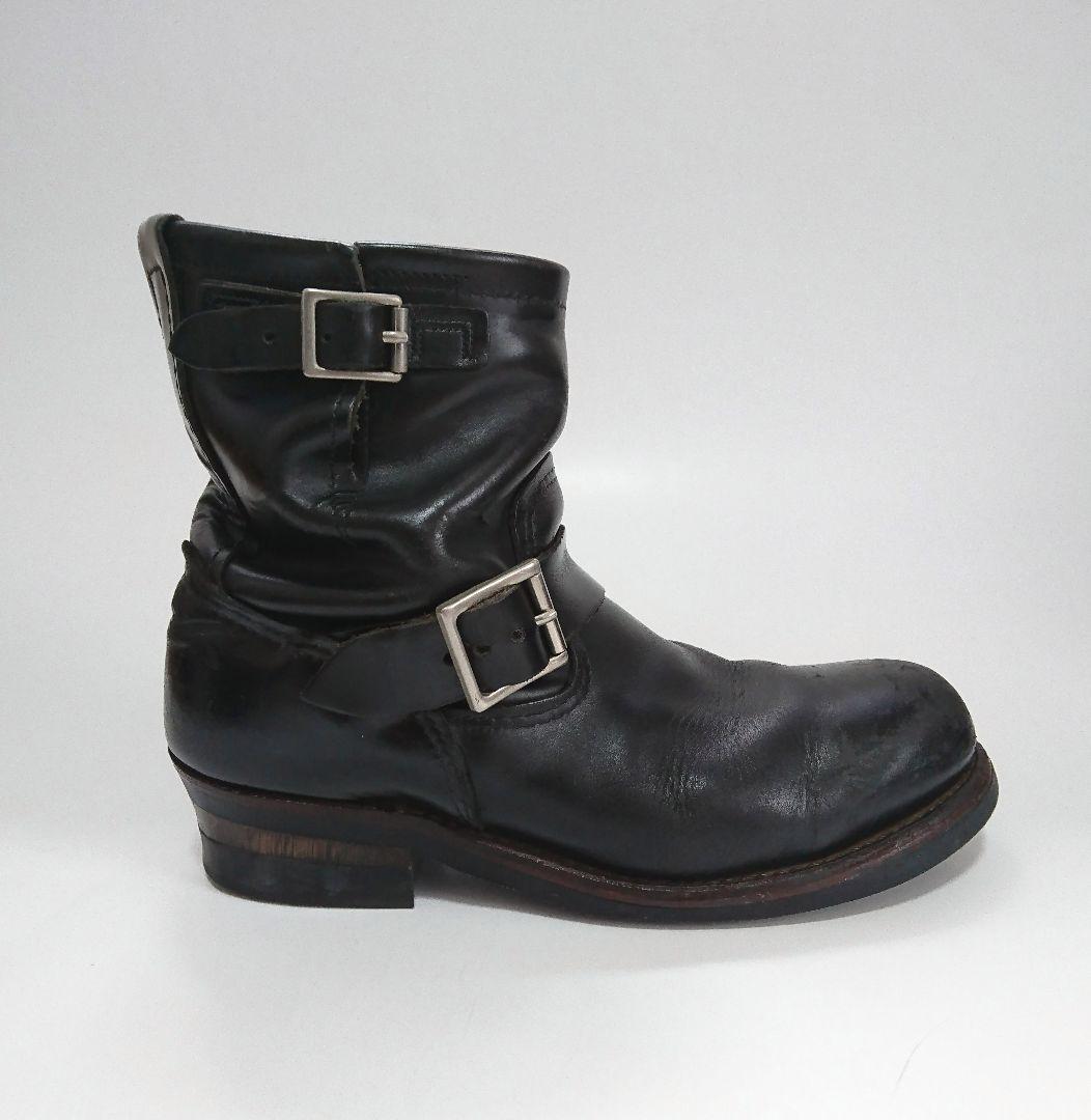 レッドウイング✨2976 ショートエンジニア ブーツ US7.5 黒 エイジング