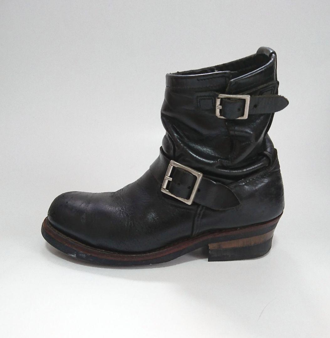 レッドウイング✨2976 ショートエンジニア ブーツ US7.5 黒 エイジング
