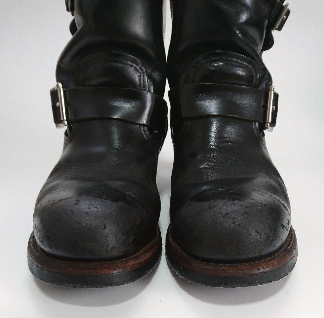 レッドウイング✨2976 ショートエンジニア ブーツ US7.5 黒 エイジング