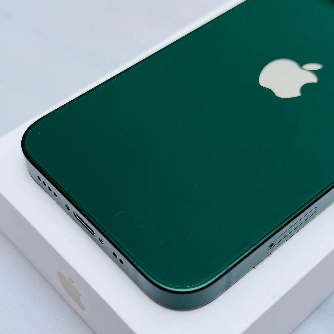 【上美品☆】iPhone13mini 本体 Green 128GB SIMフリー