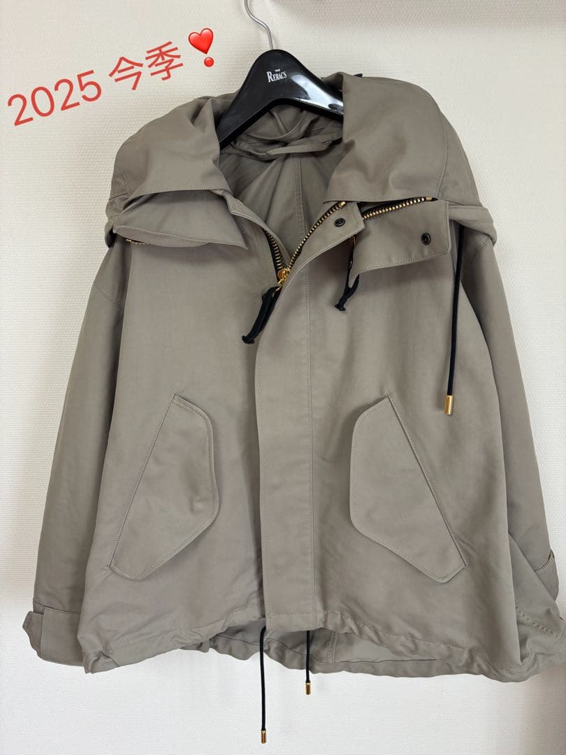 美品❣️ザ・リラクス　ユナイテッドアローズ別注ドロップショルダーモッズコート34