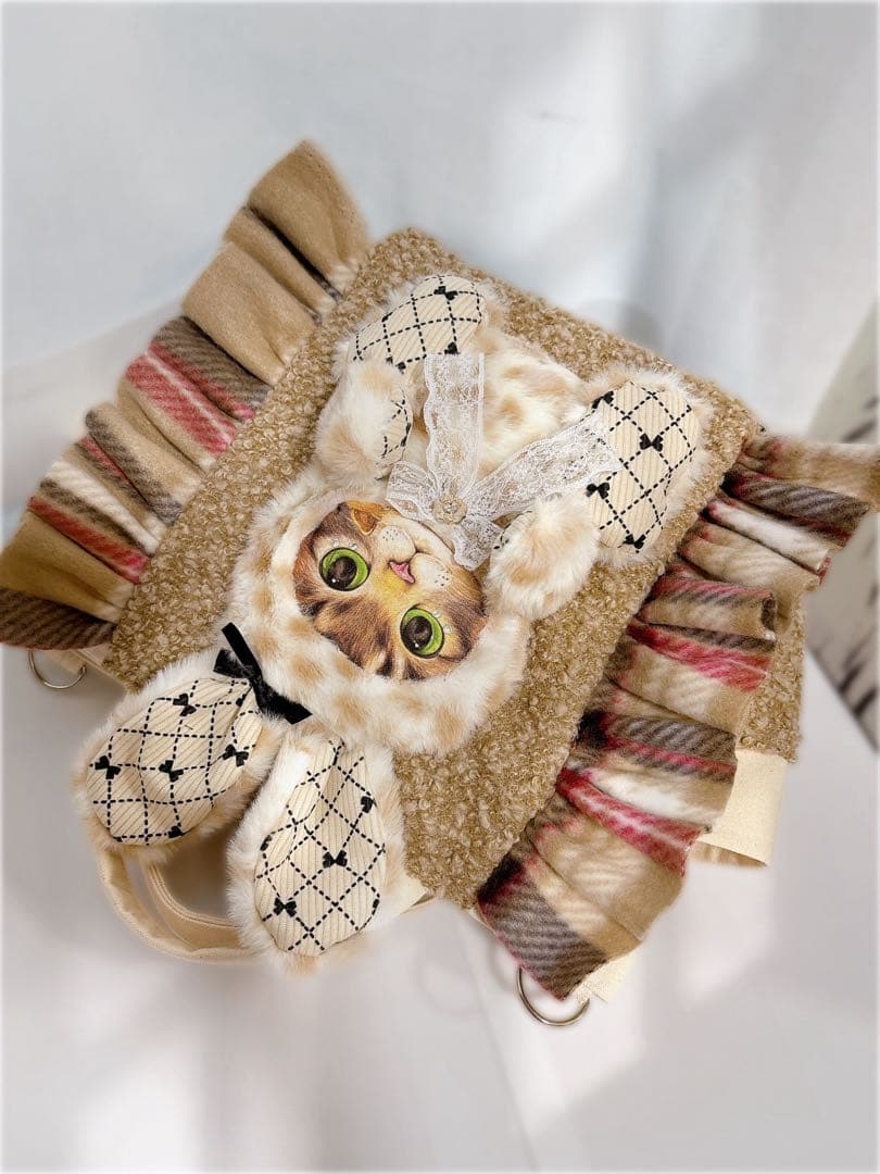 あ*あ様 コヤンイサムチョン　トートバッグ　サンダーちゃん　ハンドメイド　秋冬柄