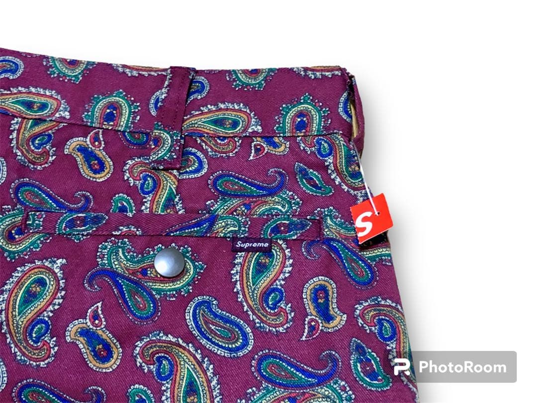 新品未使用 3本セット Supreme Paisley Work Pants