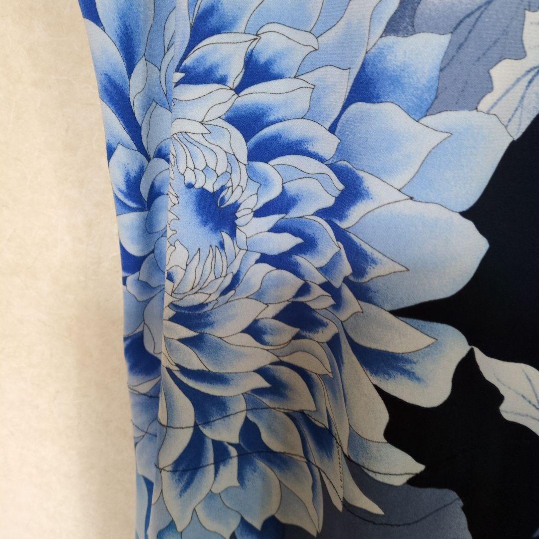 レオナール　大きいサイズ　人気花柄 半袖チュニックのみ