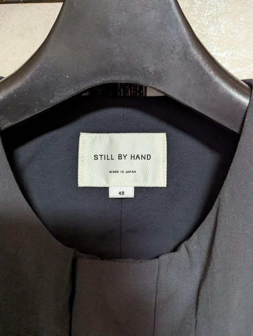 STILL BY HAND シンサレートベスト サイズ48　ブラック