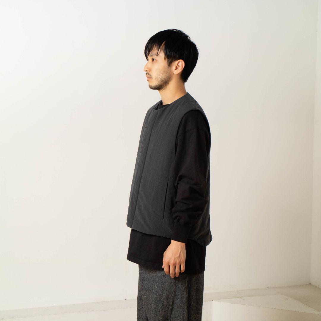 STILL BY HAND シンサレートベスト サイズ48　ブラック