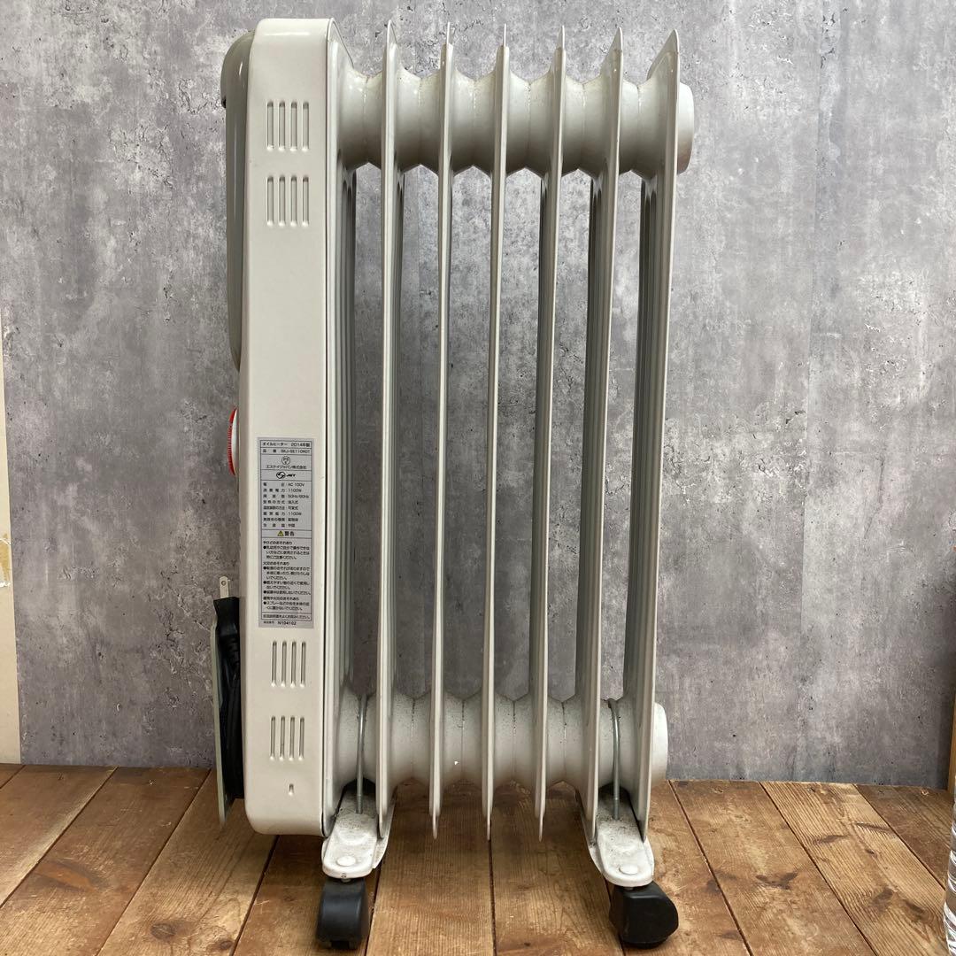 B-壁 【空気が汚れない】エスケイジャパン オイルヒーター 10枚フィン（201