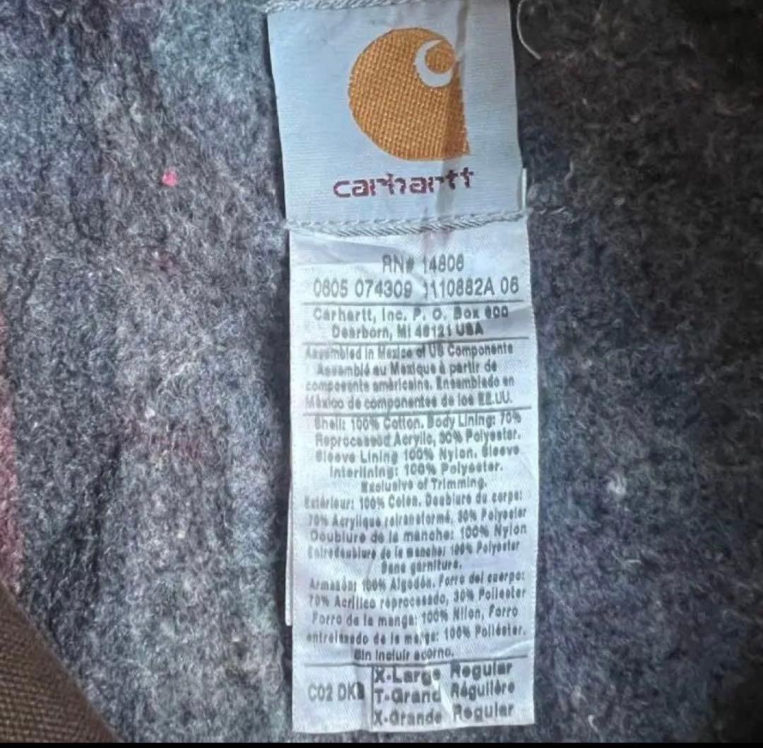 Carhartt ダックジャケット ミシガンチョアコート　メキシコ製 00s