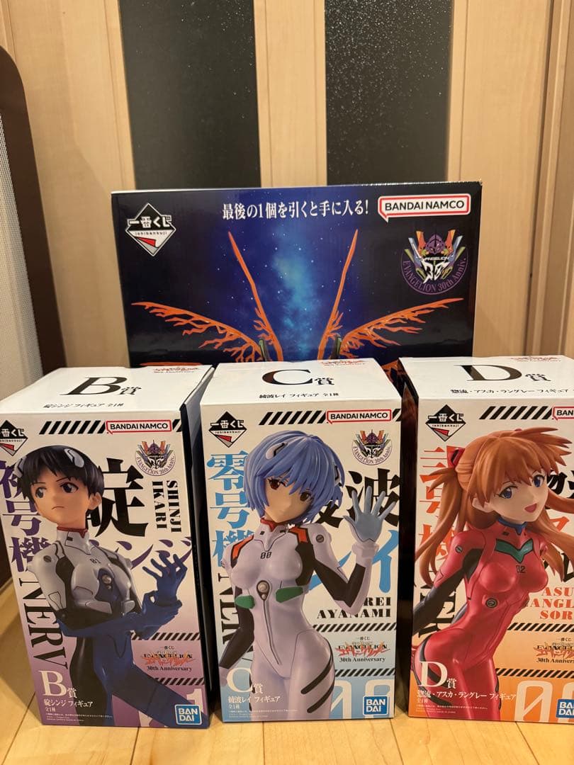 も*ょ様 エヴァンゲリオン 1番くじ　ラストワン　Ｂ.C.D賞セット