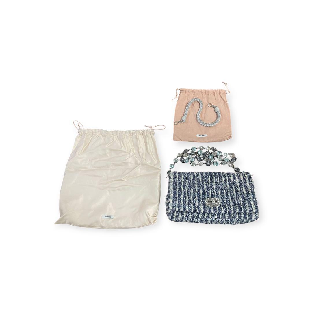 miumiu ツイードハンドバック