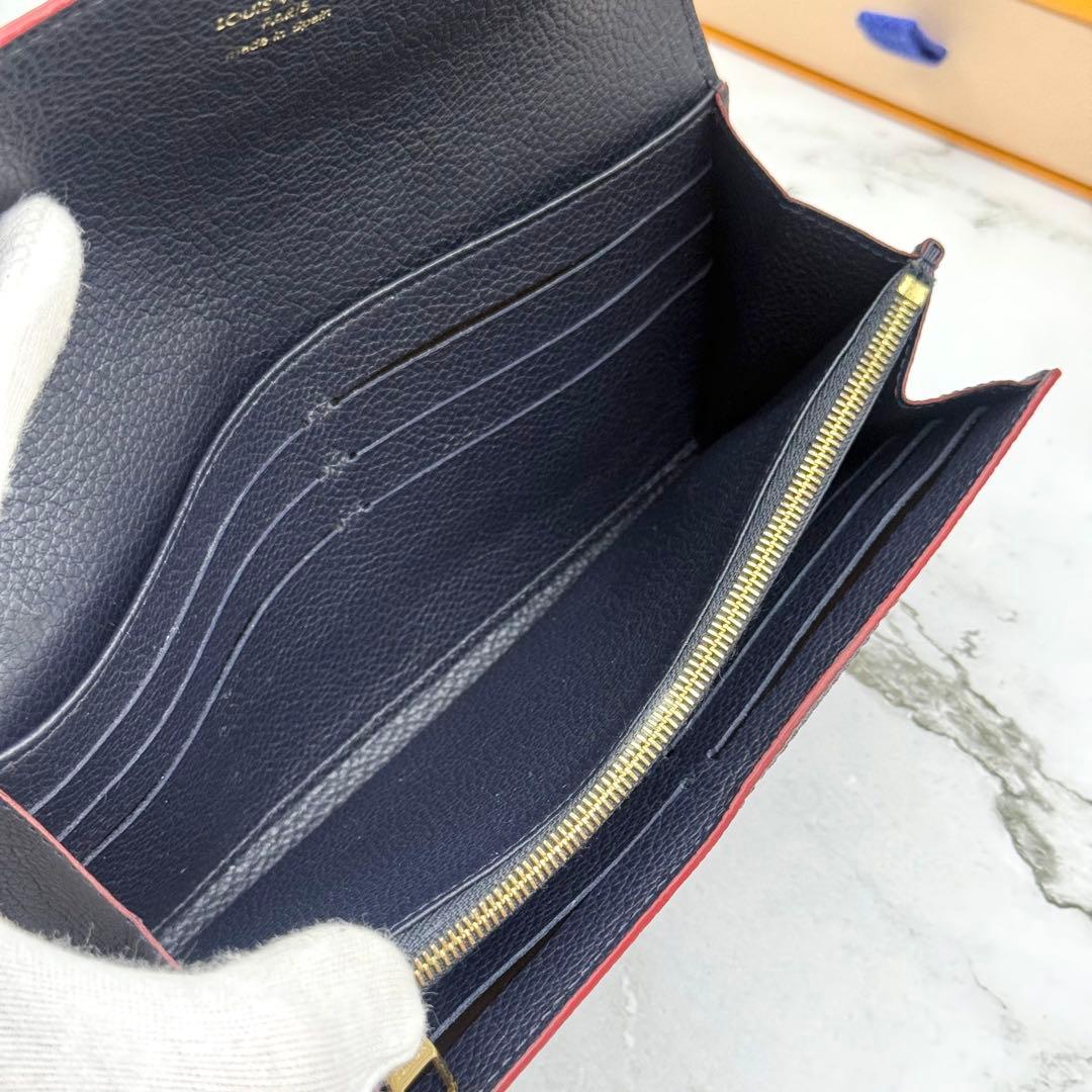 【美品】ルイヴィトン 長財布 アンプラント ポルトフォイユ サラ