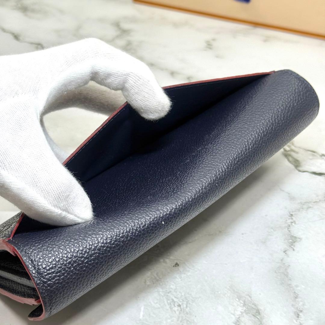 【美品】ルイヴィトン 長財布 アンプラント ポルトフォイユ サラ