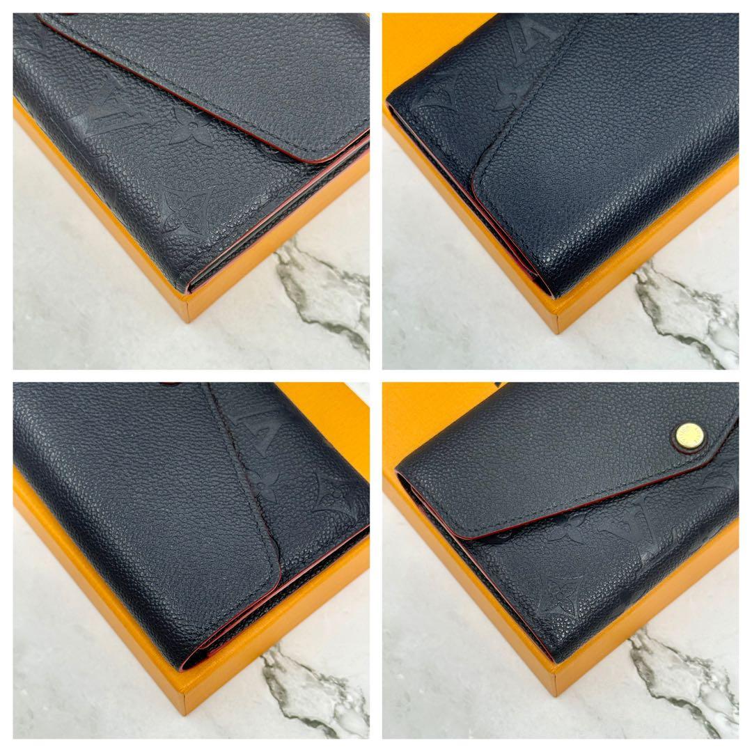 【美品】ルイヴィトン 長財布 アンプラント ポルトフォイユ サラ