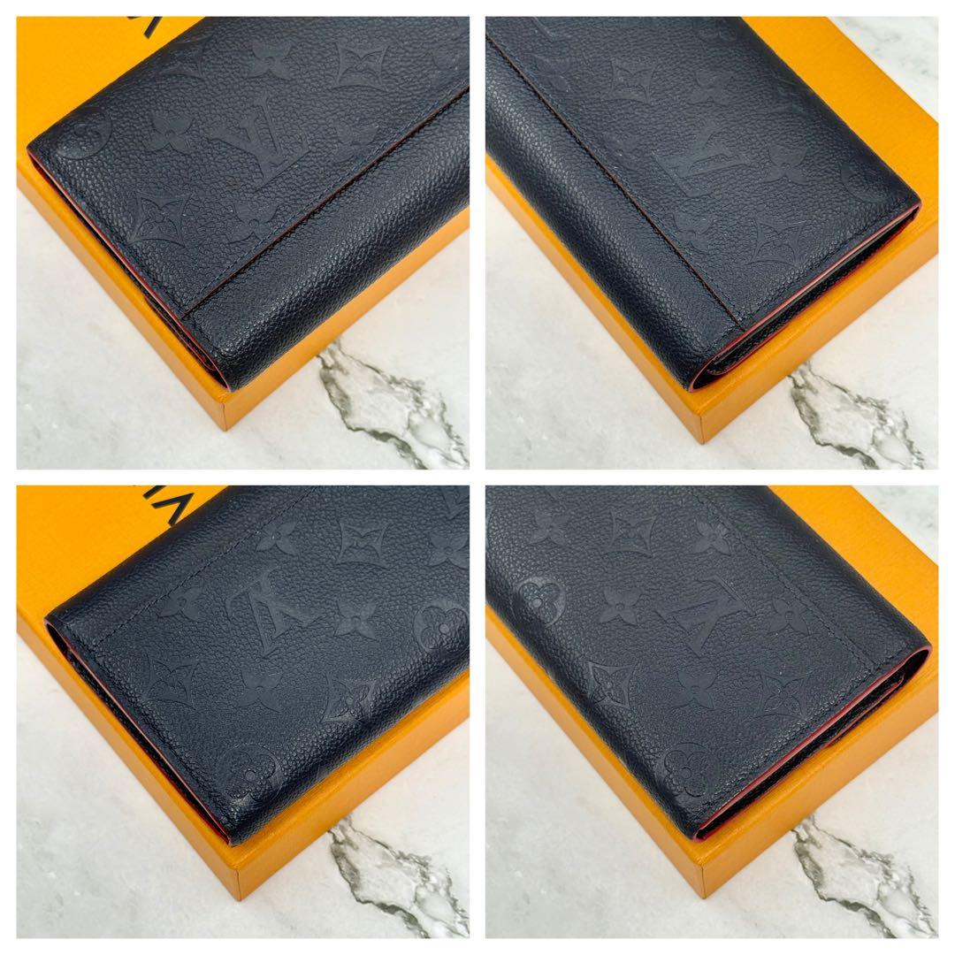 【美品】ルイヴィトン 長財布 アンプラント ポルトフォイユ サラ