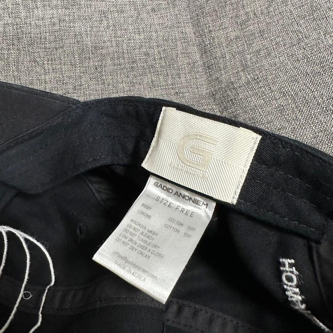 GADIDANONIEM 黒キャップ