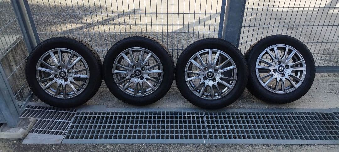 14インチ　軽自動車用　　　　引取限定　スタッドレス、アルミホイール　4本