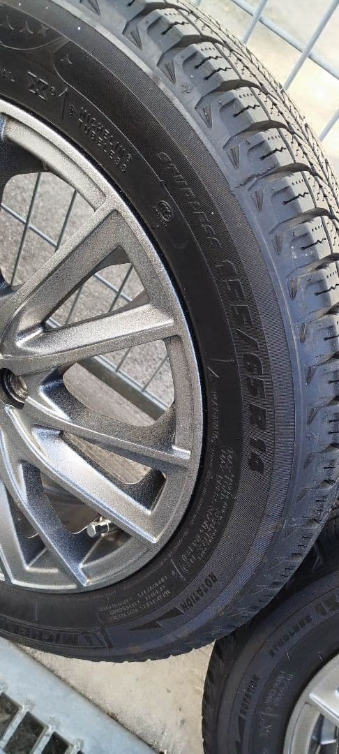 14インチ　軽自動車用　　　　引取限定　スタッドレス、アルミホイール　4本