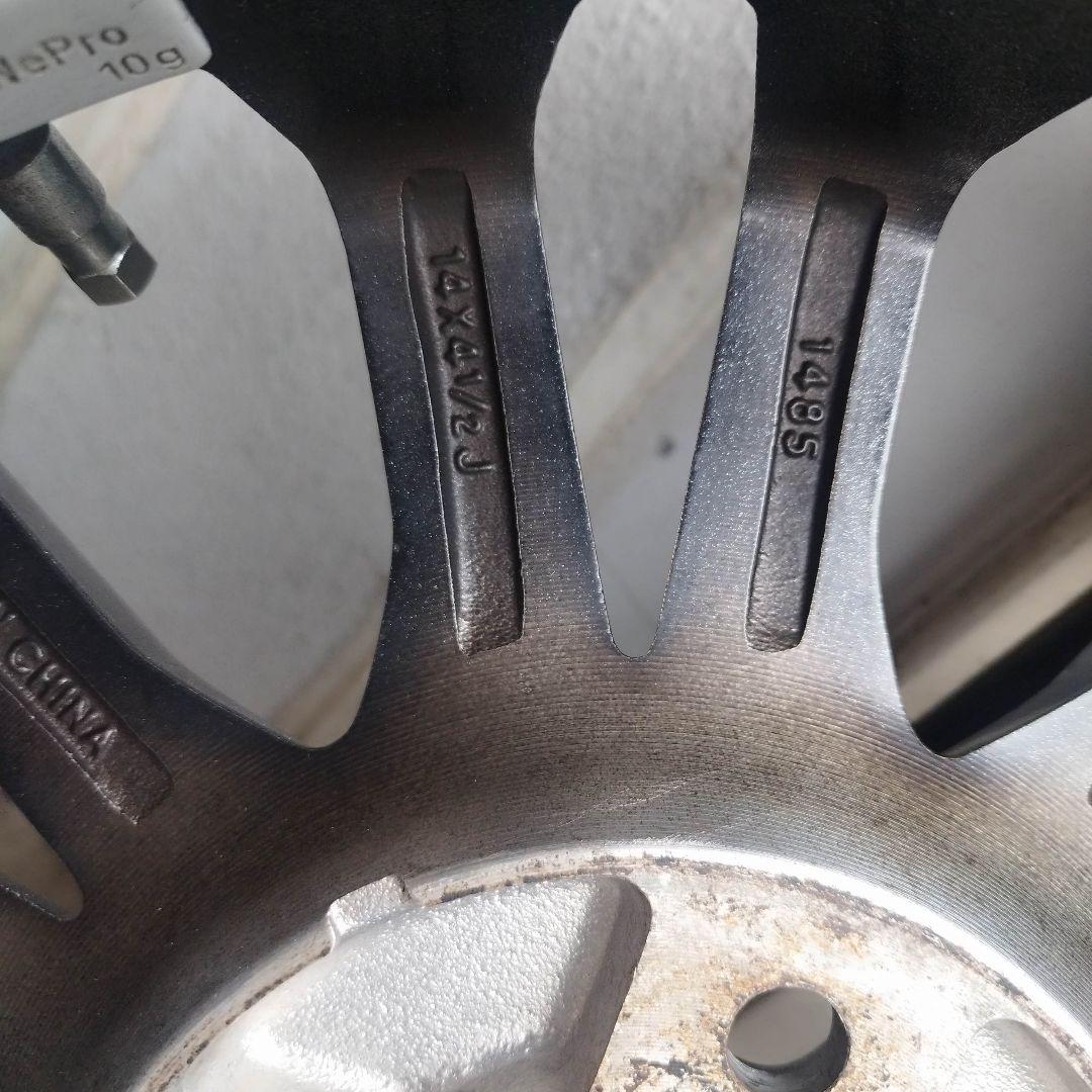 14インチ　軽自動車用　　　　引取限定　スタッドレス、アルミホイール　4本