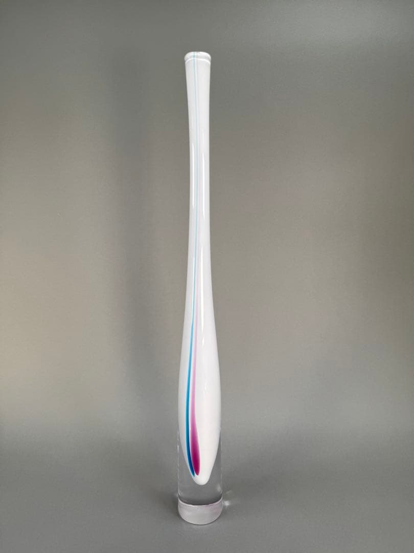 いけばな　池坊　草月　小原流　哨子 ガラス花器　花瓶　高さ54cm