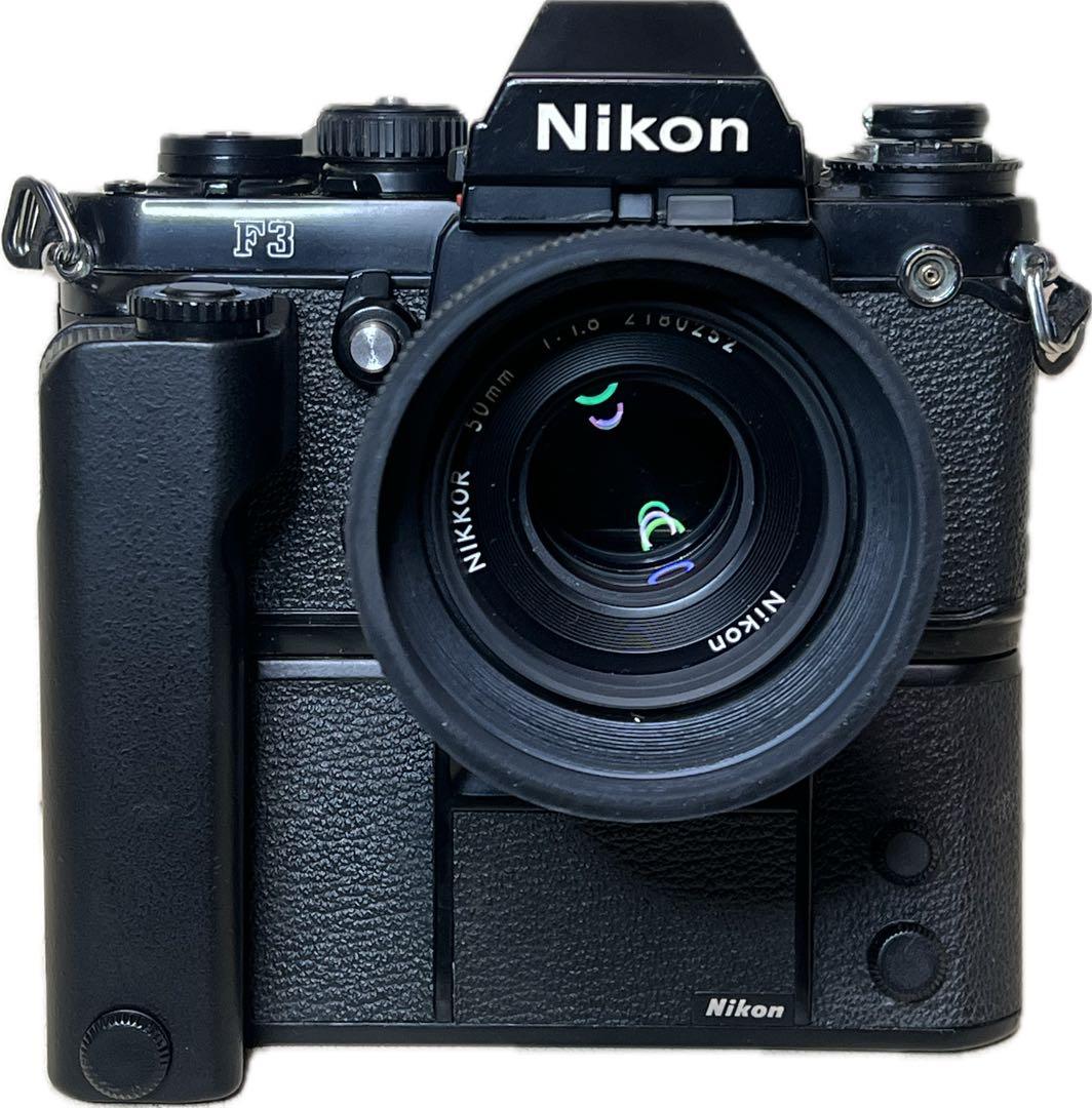 Nikon F3アイレベル+MD-4+NIKKOR50mm 1:1.8パンケーキ