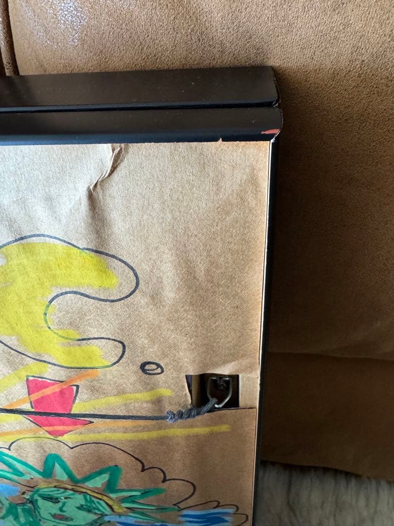 希少作品3Dアート チャールズファジーノ裏面本人手描きイラスト！