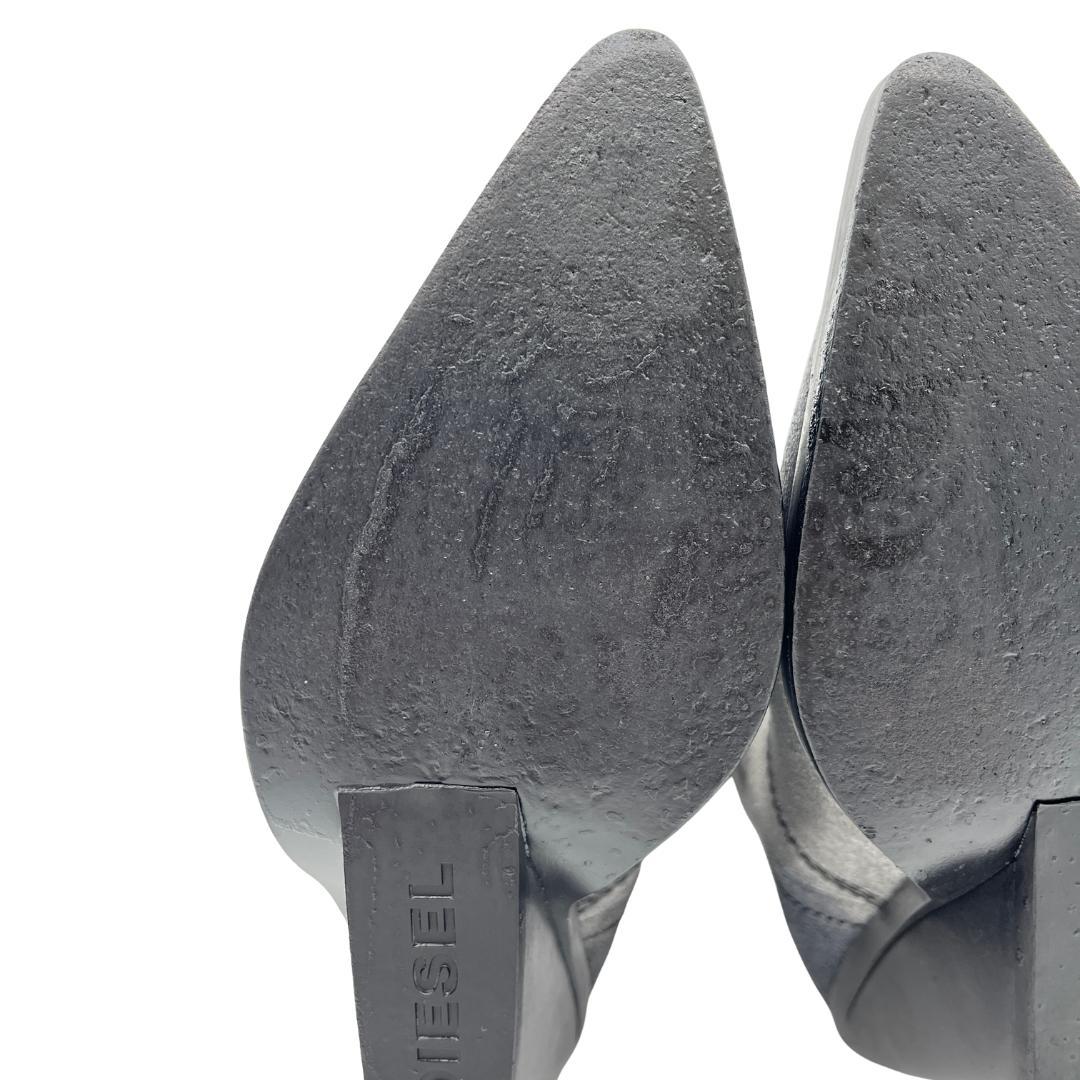 DIESEL ディーゼル ウェスタンブーツ 総柄 38