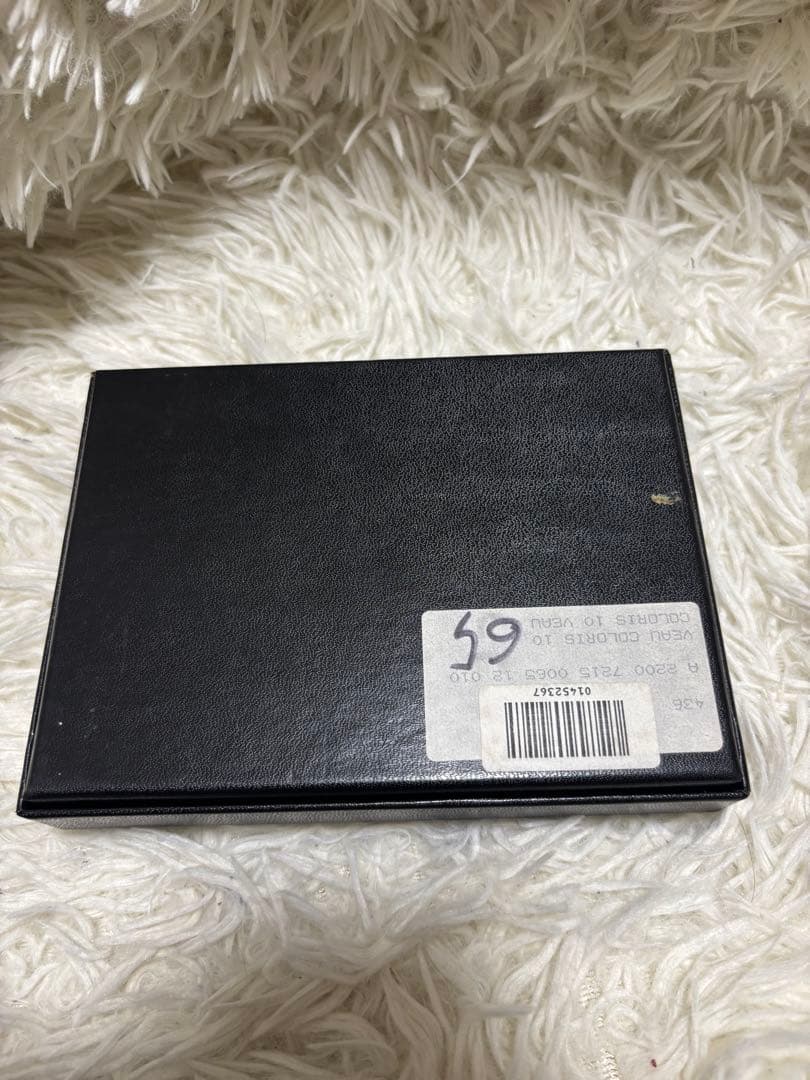 CHANEL ポーチ 小物入れ レザー ビコローレ ブラック ココマーク　箱付き