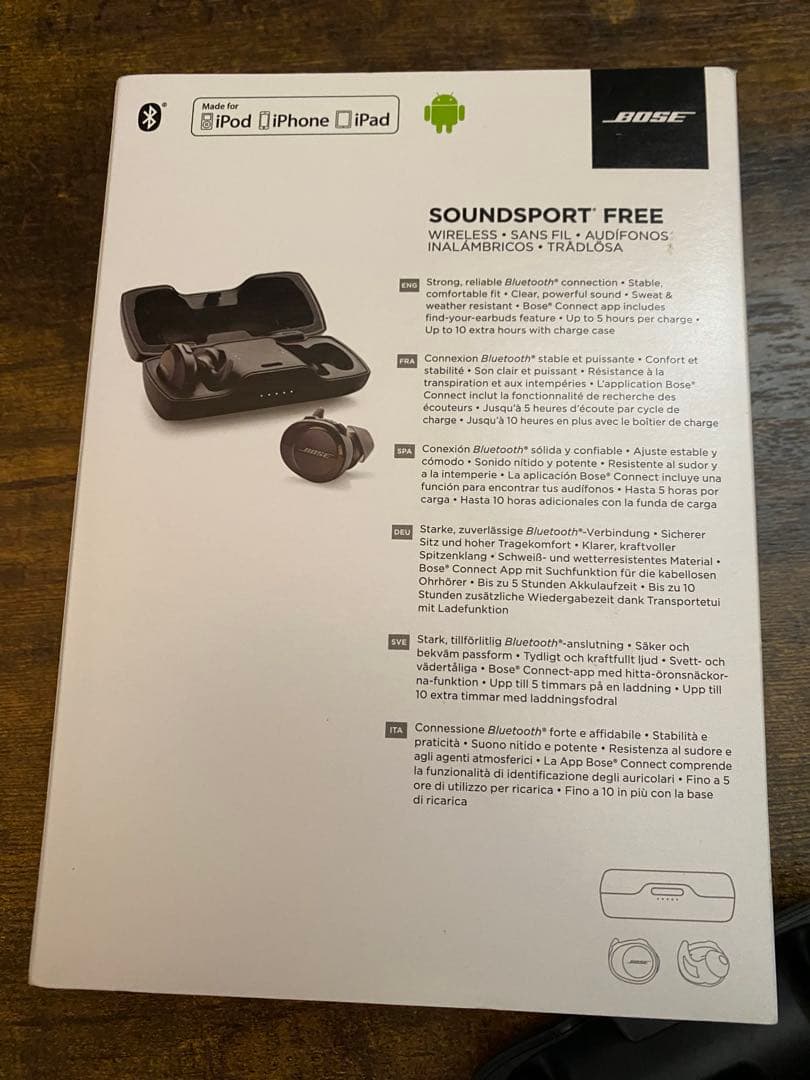 イヤホン BOSE SOUNDSPORT FREE WIRELESS