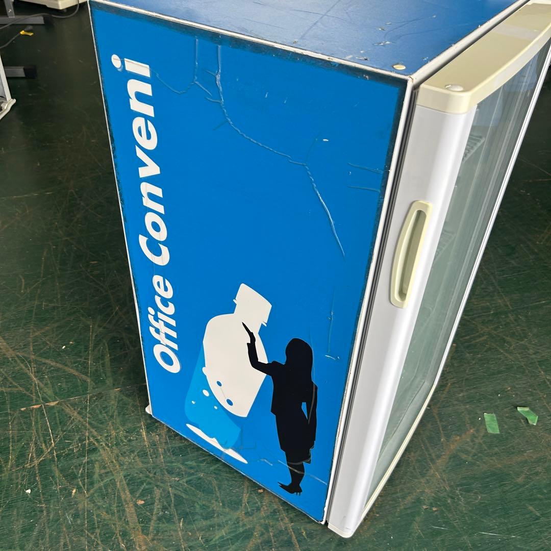 160業務用 冷蔵ショーケース オフィスコンビニ XW-105 左右開き 小型