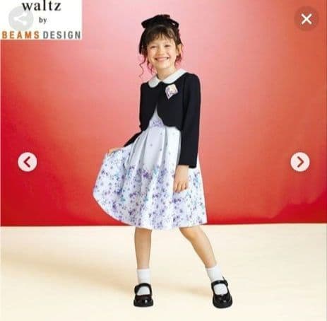 専用　美品　ワルツバイビームスデザイン　130 入学式　卒園式　フォーマル　花柄