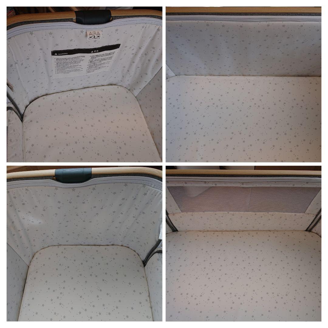 【 ベッドインベッド 付 】ZDMJ 2024最新モデル ベビーベッド ミニ