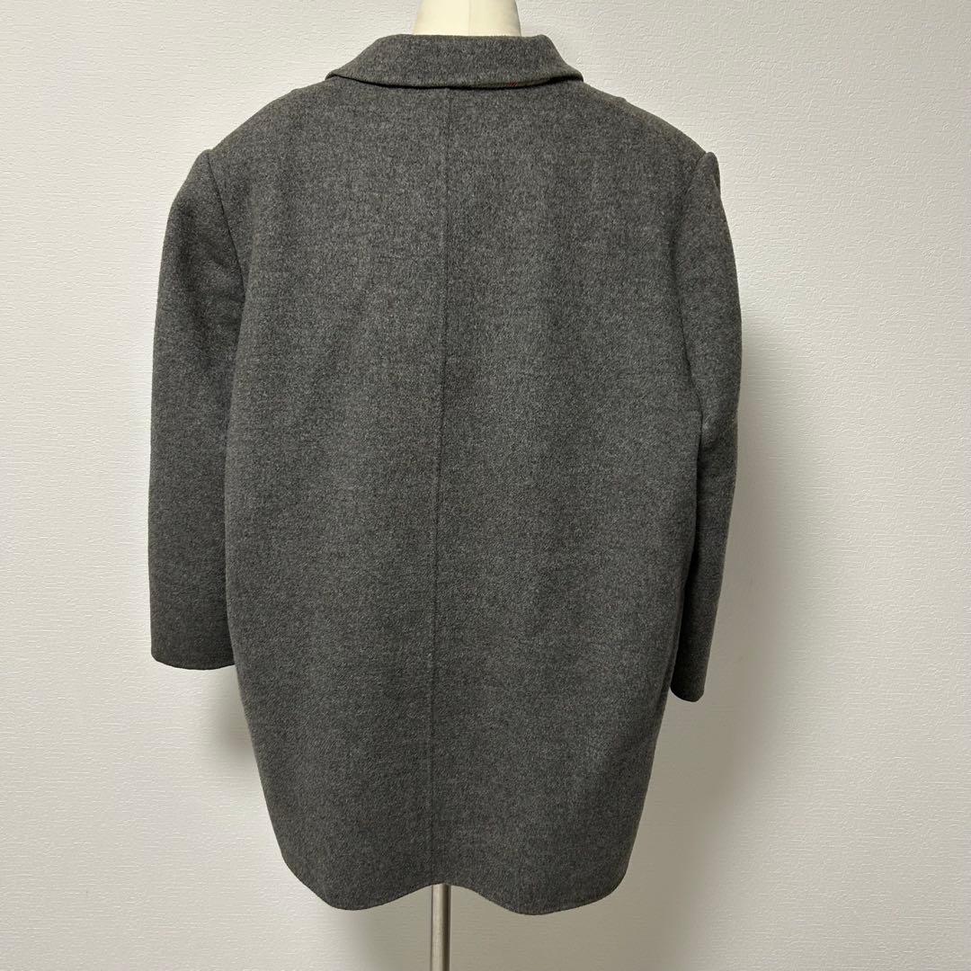 ✨希少 大きいサイズ バーバリー カシミヤ ウール ダブルフェイスコート