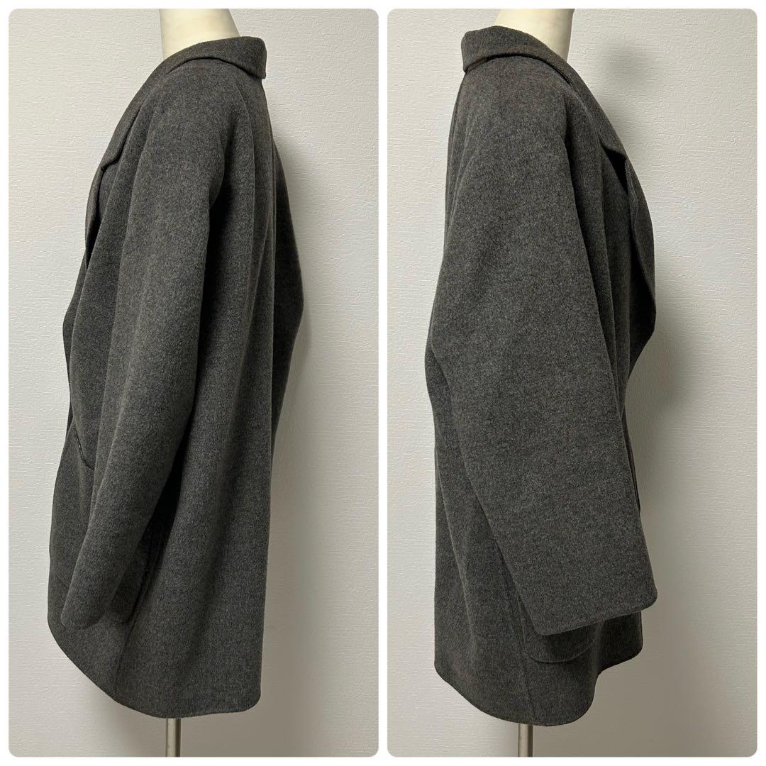 ✨希少 大きいサイズ バーバリー カシミヤ ウール ダブルフェイスコート