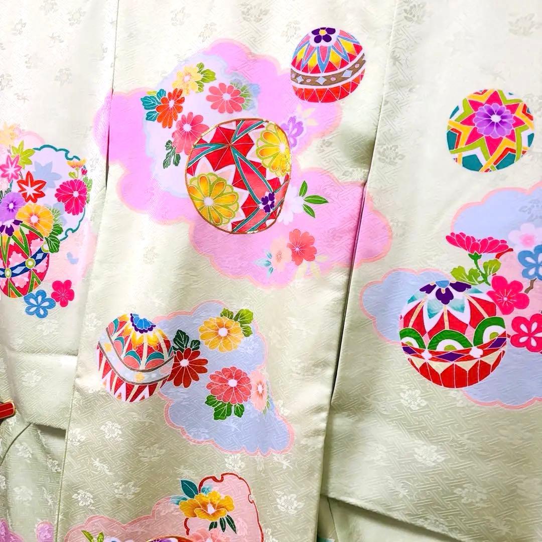 【新品】手書き京友禅 金駒刺繍入り 正絹 日本製 お宮参り 産着