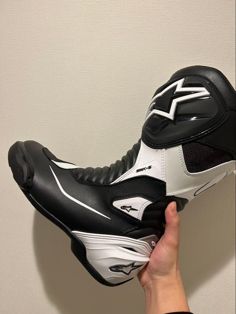 Alpinestars SMX-S レーシングブーツ 黒/白 26.0cm