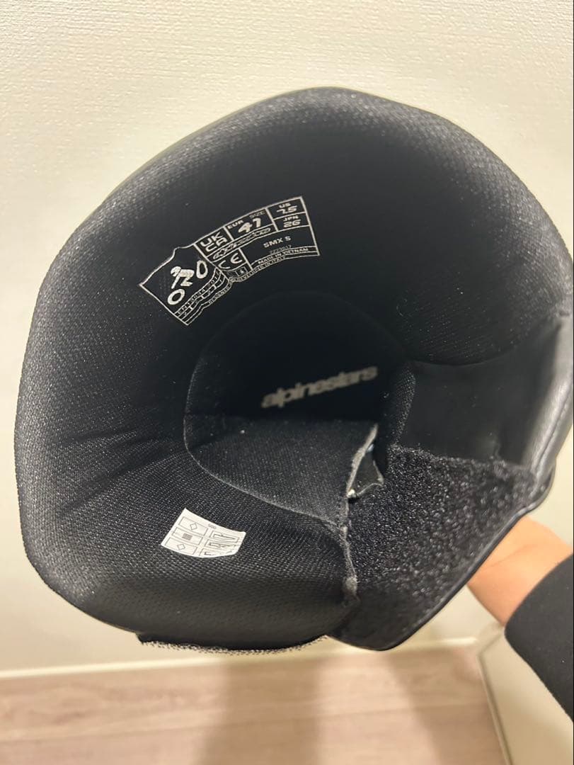 Alpinestars SMX-S レーシングブーツ 黒/白 26.0cm