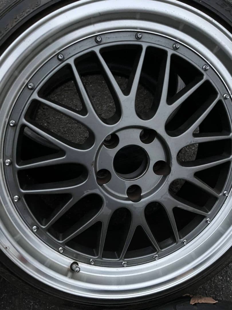 メーカー不明ホイール 19インチ8.5J/9.5J ハイグリップタイヤ2本オマケ