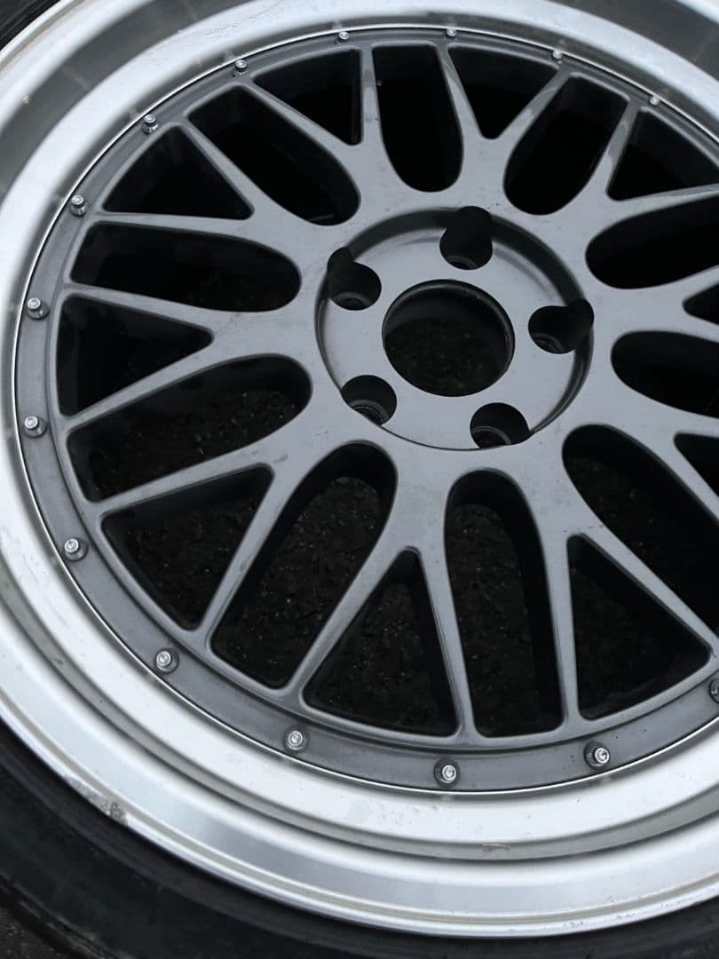 メーカー不明ホイール 19インチ8.5J/9.5J ハイグリップタイヤ2本オマケ