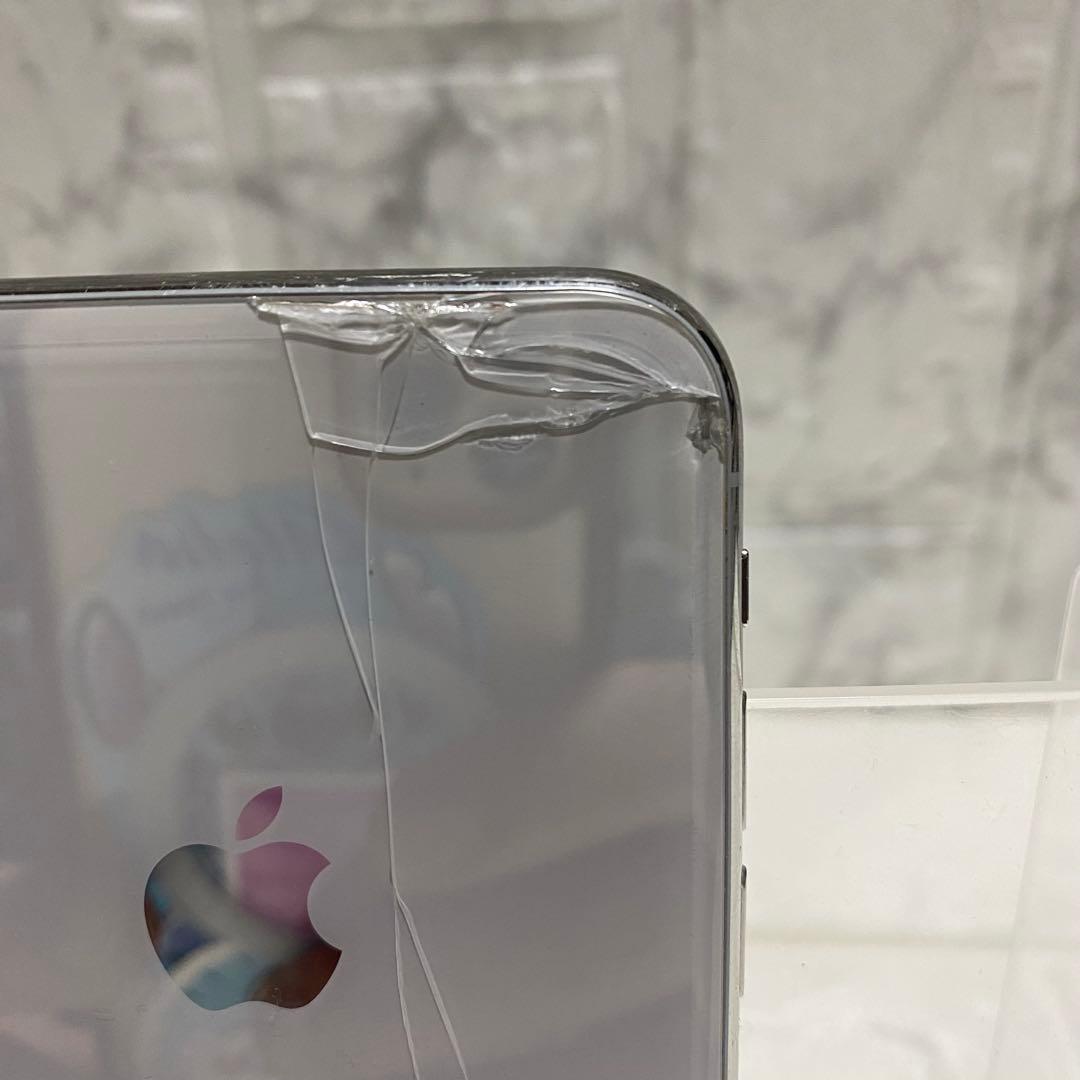 動作確認済 iPhone X 256GB 背面ヒビあり 本体のみ