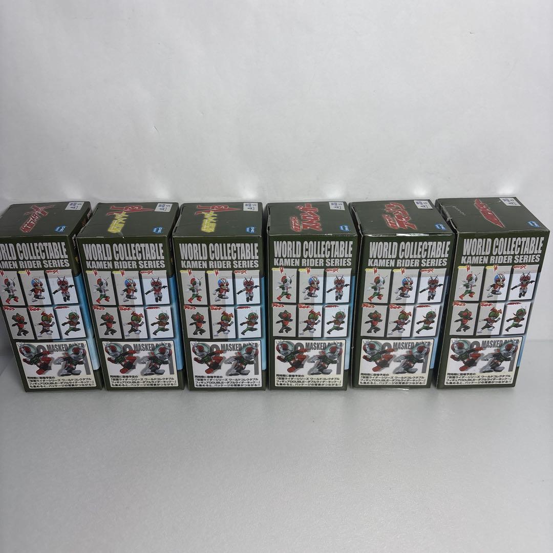 左*様 未開封美品仮面ライダーワールドコレクタブルフィギュアライダーキック6種ワ