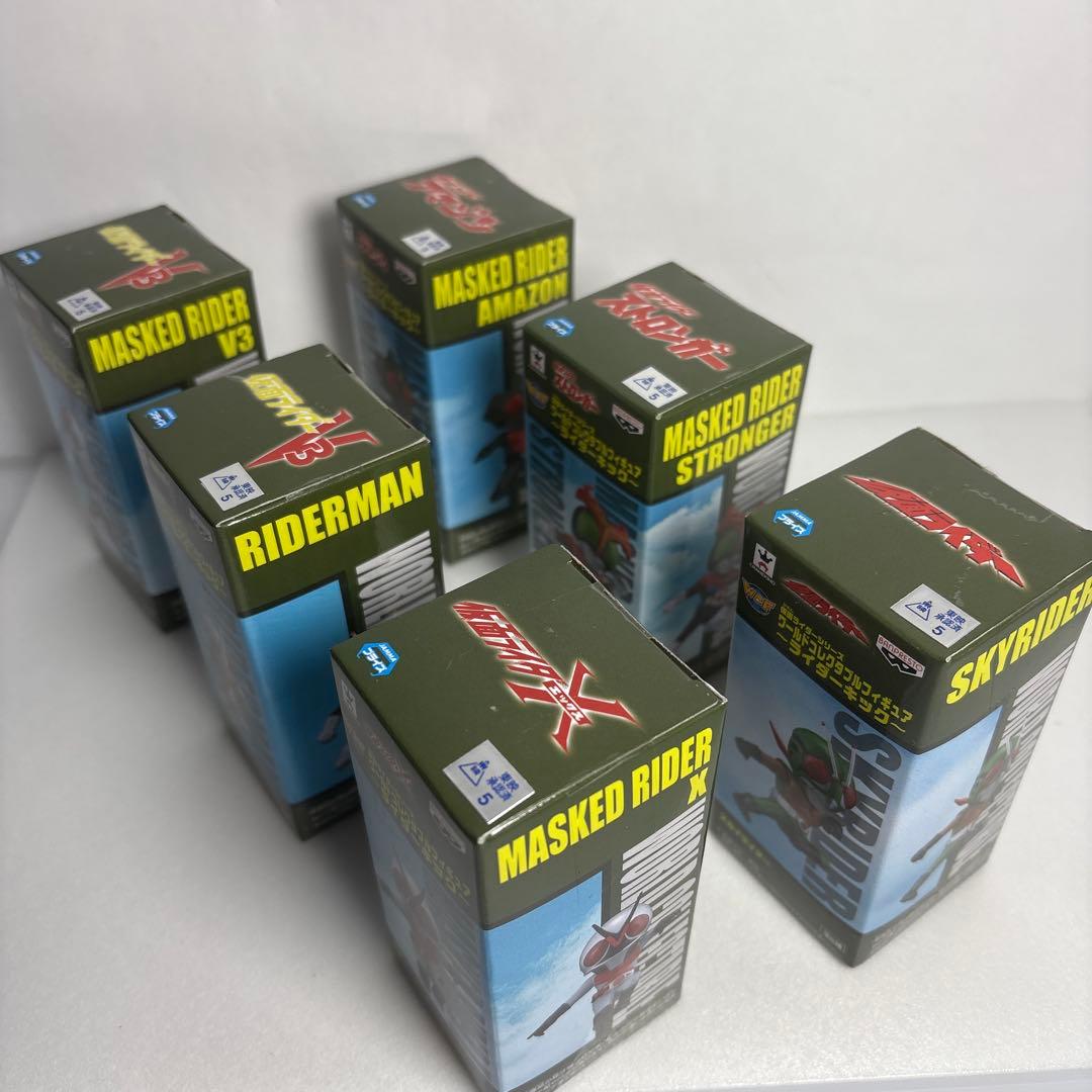 左*様 未開封美品仮面ライダーワールドコレクタブルフィギュアライダーキック6種ワ