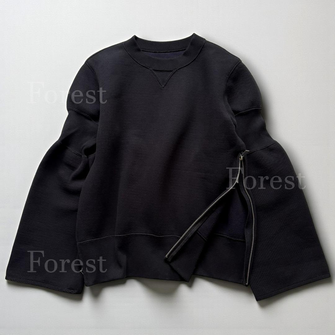 サイドジップ ベルスリーブ プルオーバー　size1　Sacai