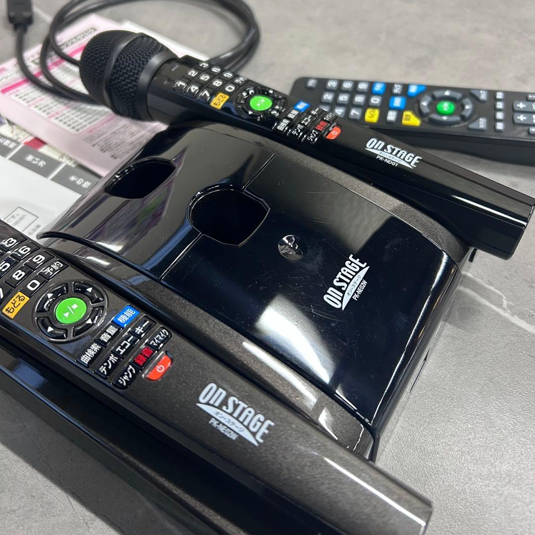 【動作確認済】オン・ステージ パーソナルカラオケ マイク2本付き