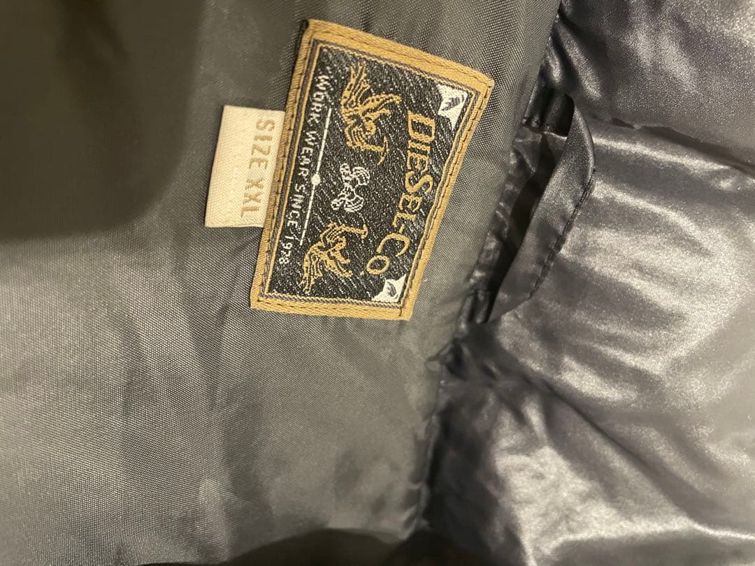 ブラック ダウンベスト XXL