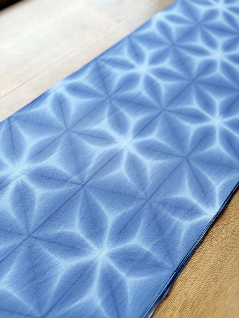 オーダー 浴衣用 雪花絞り木綿反物