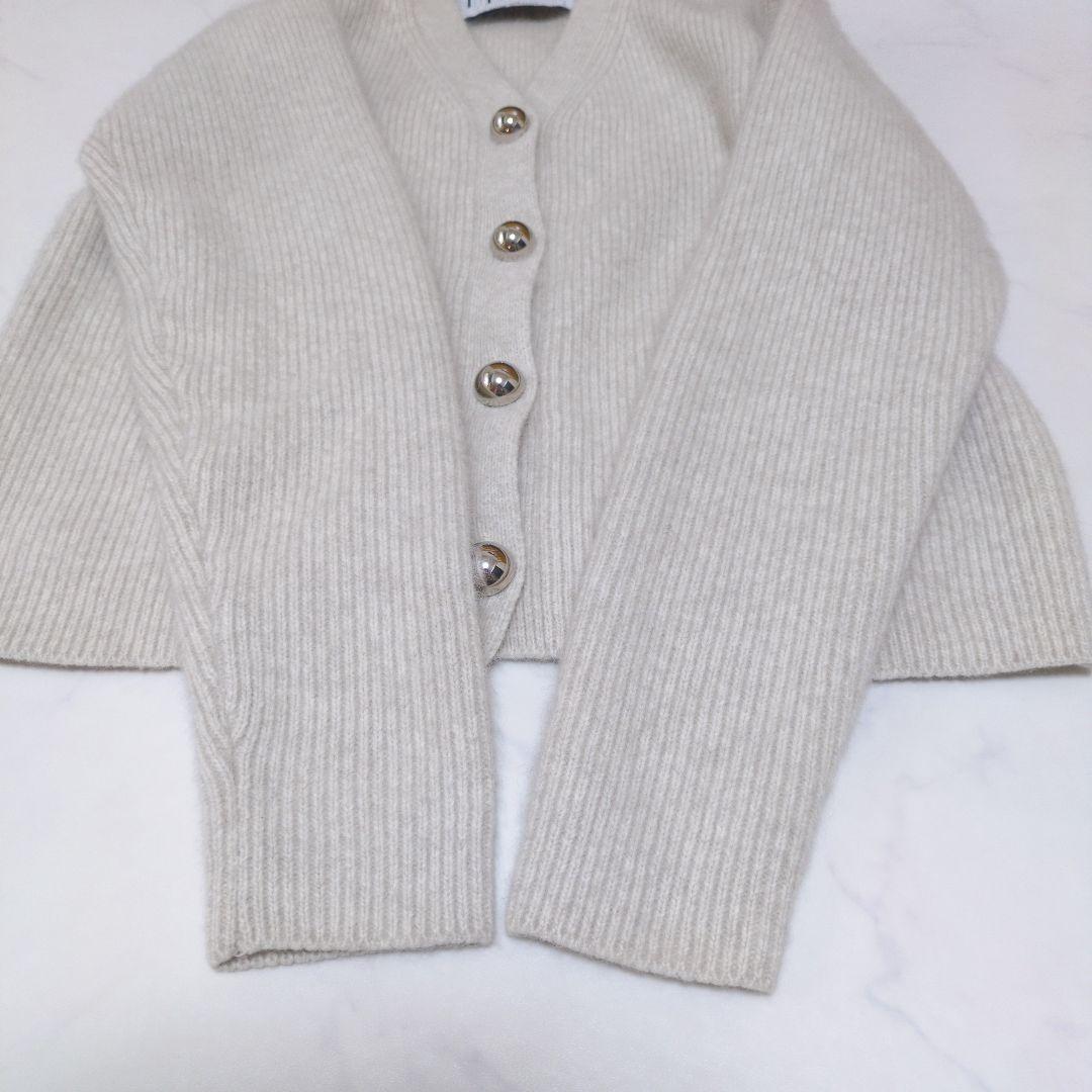 極美品✨️サードマガジン リブ編みショートカーディガン ふんわり❁