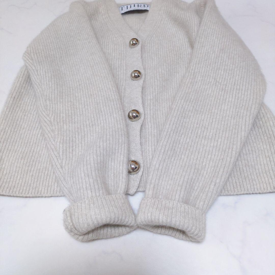 極美品✨️サードマガジン リブ編みショートカーディガン ふんわり❁