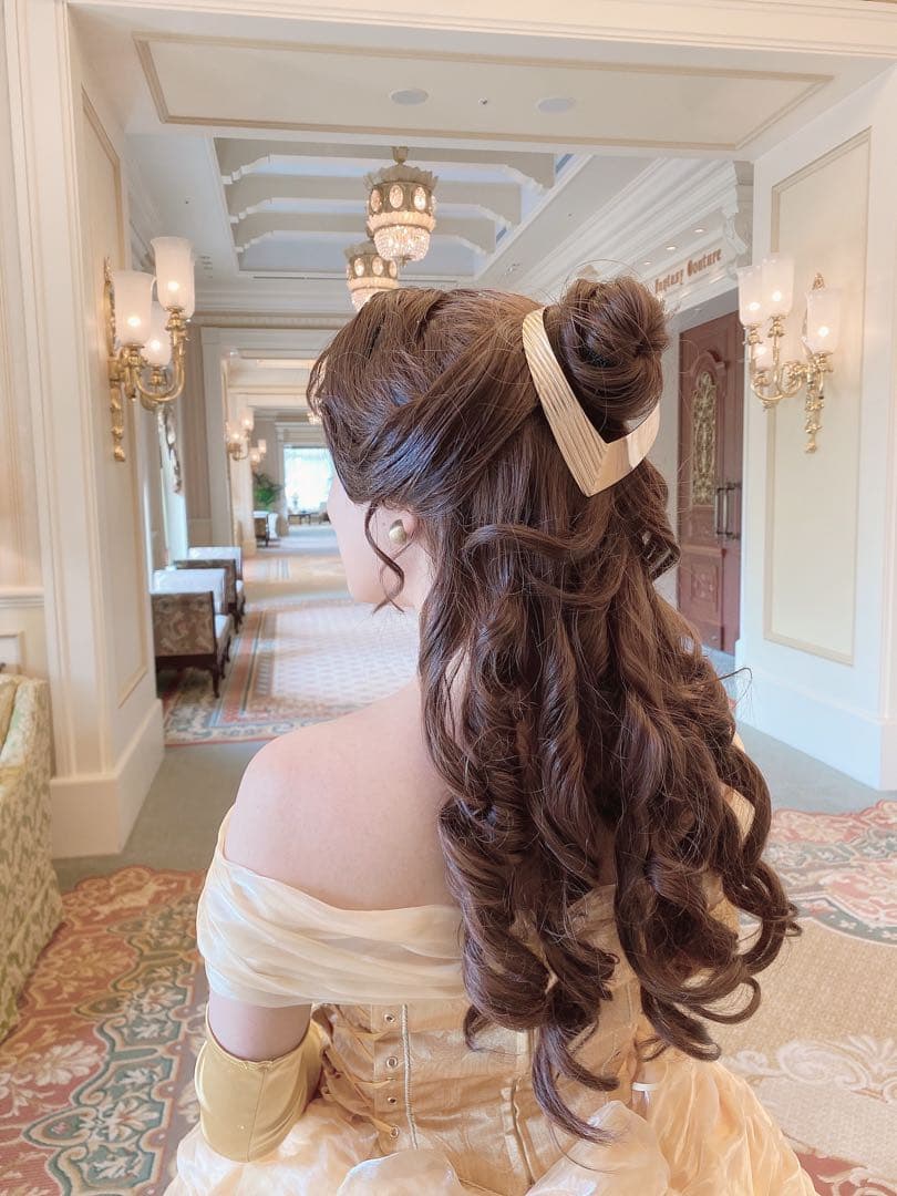 Yosi様　シークレットハニー　ディズニー ベル ドレス コスプレ Dハロ